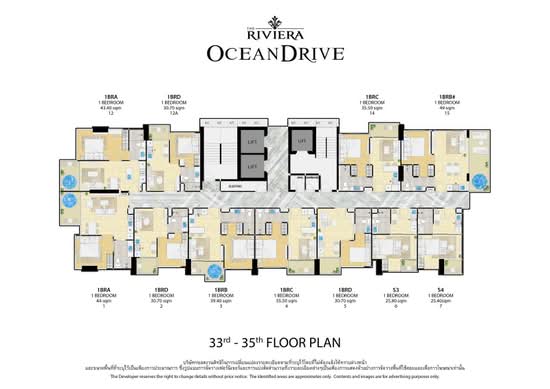 The Riviera Ocean Drive : เดอะ ริเวียร่า โอเชี่ยน ไดร์ฟ - Site Plan