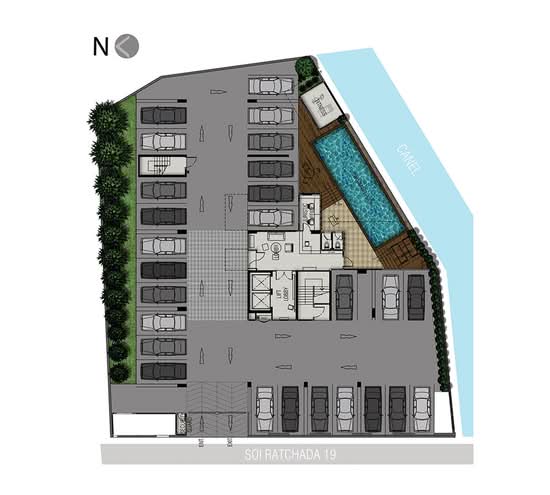 L Loft Ratchada 19 - Site Plan