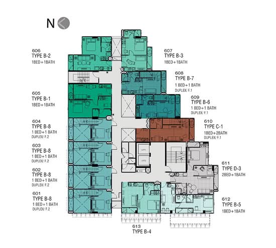 L Loft Ratchada 19 - Site Plan