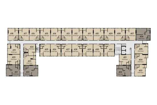 The Crystal Condo 2 Rewadee - Site Plan
