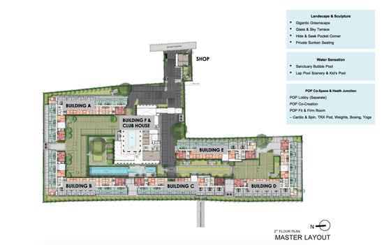 Aspire Asoke-Ratchada : แอสปาย อโศก-รัชดา - Site Plan