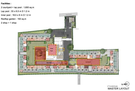 Aspire Asoke-Ratchada : แอสปาย อโศก-รัชดา - Site Plan