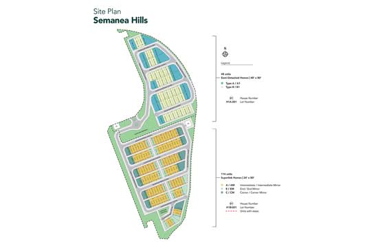 Semanea Hills - Phase H1A & H1B - Site Plan - iProperty.com.my