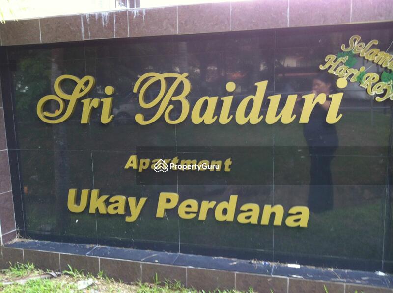Untuk Dijual - Pangsapuri Sri Baiduri