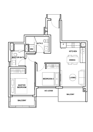 Jewel @ Buangkok - Floor Plan