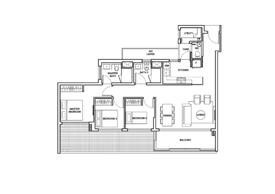 Jewel @ Buangkok - Floor Plan