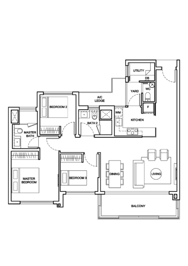 Jewel @ Buangkok - Floor Plan