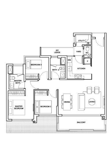 Jewel @ Buangkok - Floor Plan