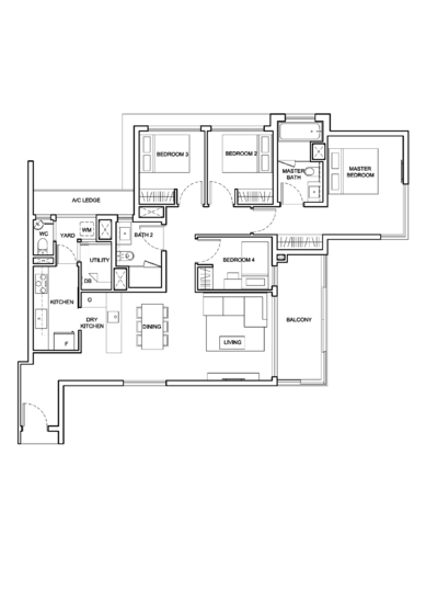 Jewel @ Buangkok - Floor Plan