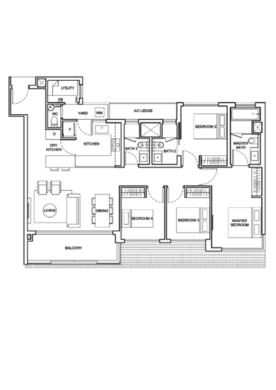 Jewel @ Buangkok - Floor Plan