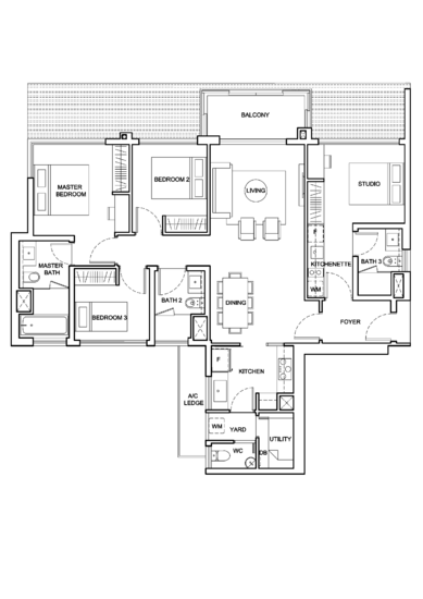 Jewel @ Buangkok - Floor Plan