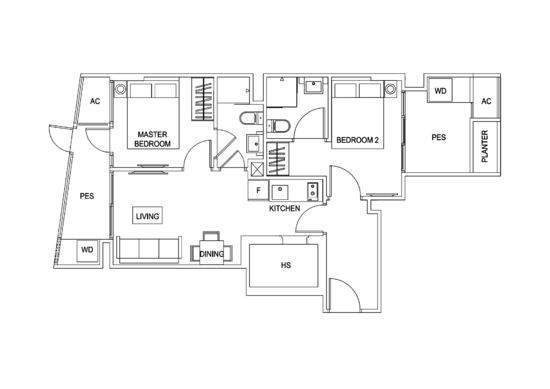 Cassia Edge - Floor Plan