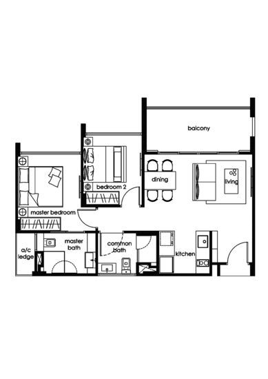 Three 11 - Floor Plan