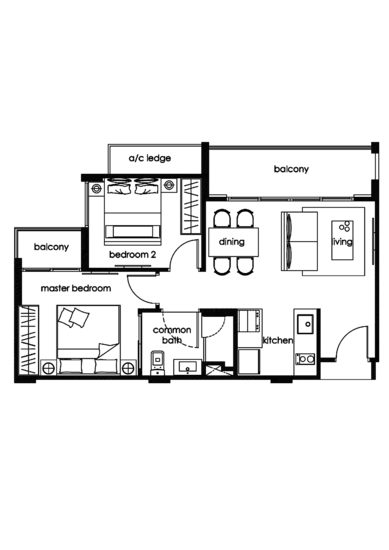 Three 11 - Floor Plan