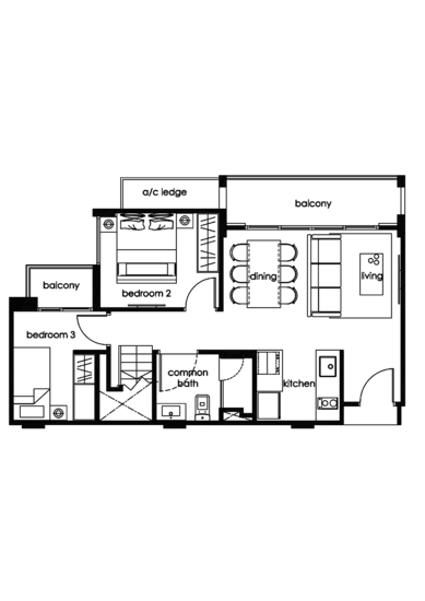 Three 11 - Floor Plan