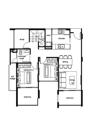Three 11 - Floor Plan