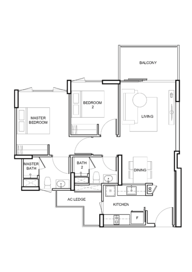 Vue 8 Residence - Floor Plan