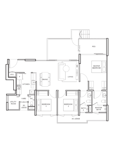 Vue 8 Residence - Floor Plan