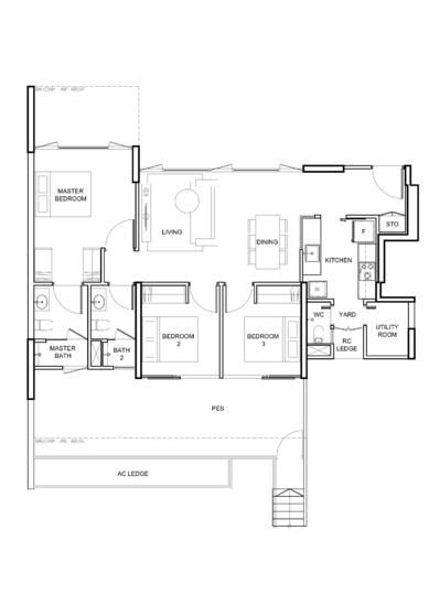 Vue 8 Residence - Floor Plan