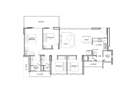 Vue 8 Residence - Floor Plan
