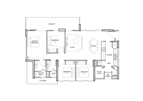 Vue 8 Residence - Floor Plan