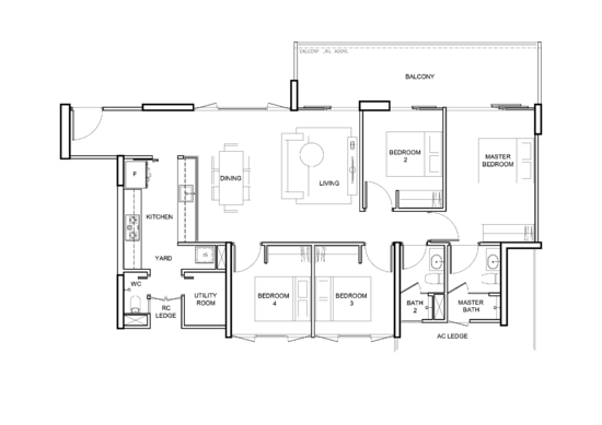 Vue 8 Residence - Floor Plan