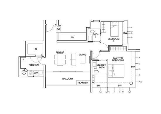 One Balmoral - Floor Plan
