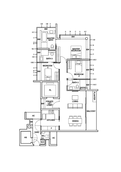 One Balmoral - Floor Plan