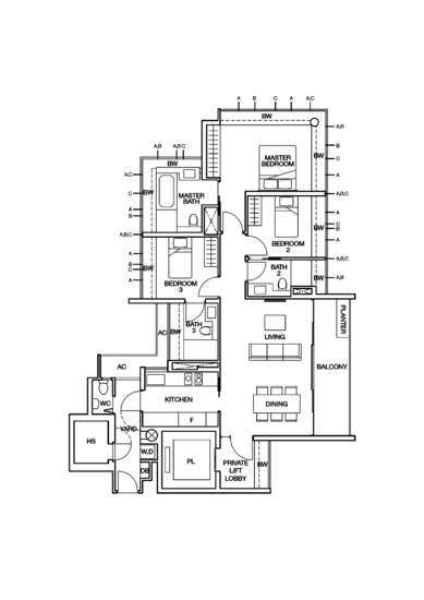 One Balmoral - Floor Plan