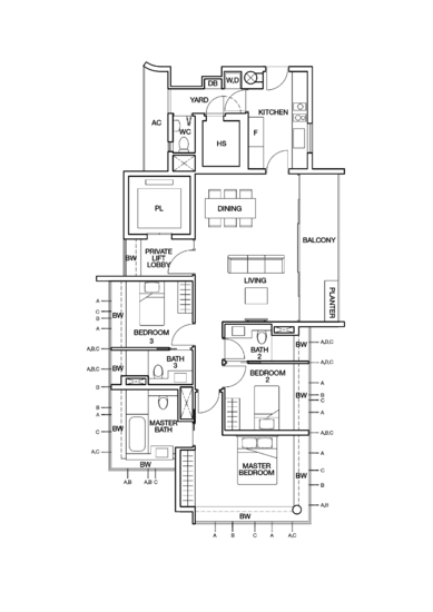 One Balmoral - Floor Plan