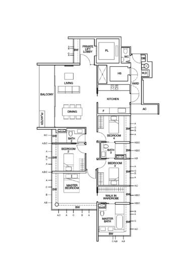 One Balmoral - Floor Plan
