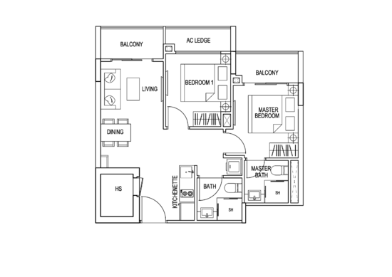 Kensington Square - Floor Plan