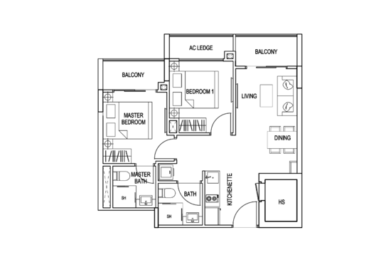 Kensington Square - Floor Plan
