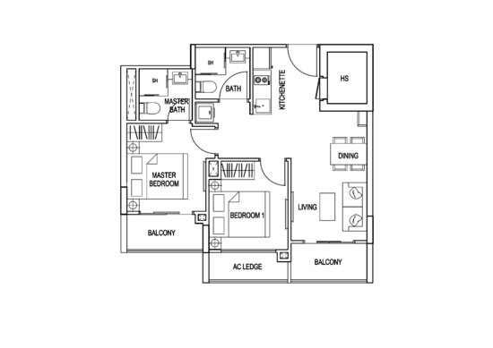 Kensington Square - Floor Plan