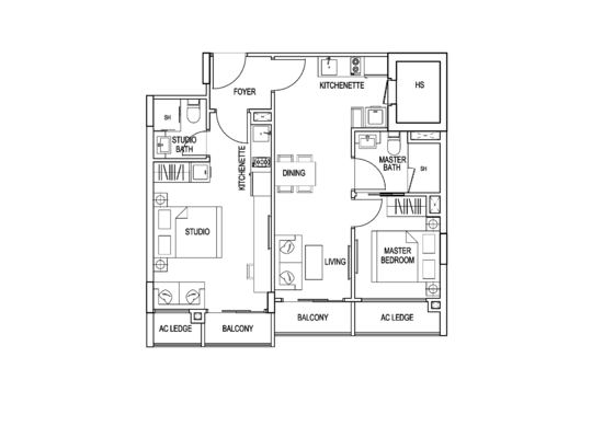 Kensington Square - Floor Plan