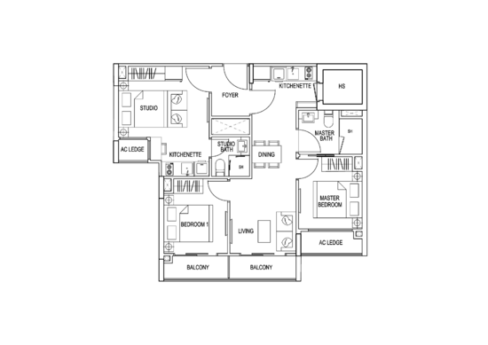 Kensington Square - Floor Plan