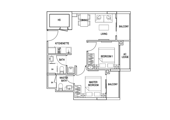 Kensington Square - Floor Plan