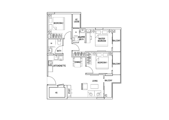 Kensington Square - Floor Plan