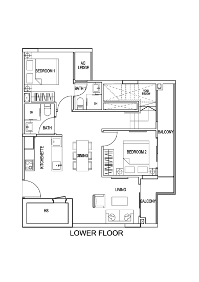 Kensington Square - Floor Plan