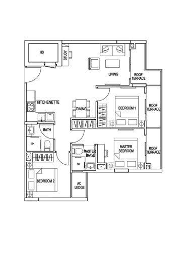 Kensington Square - Floor Plan
