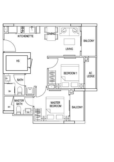 Kensington Square - Floor Plan