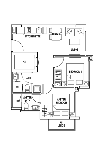 Kensington Square - Floor Plan
