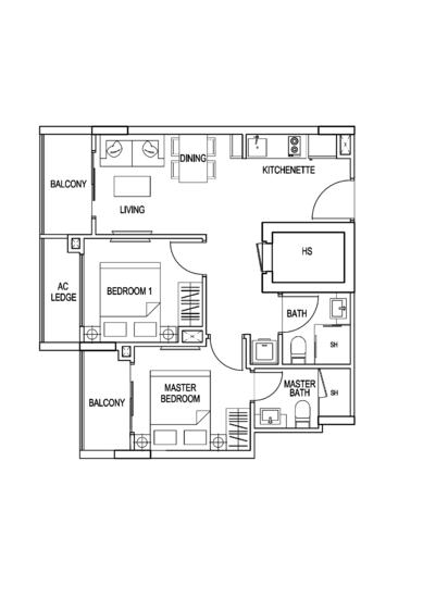 Kensington Square - Floor Plan