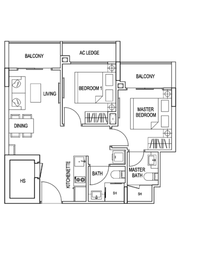 Kensington Square - Floor Plan