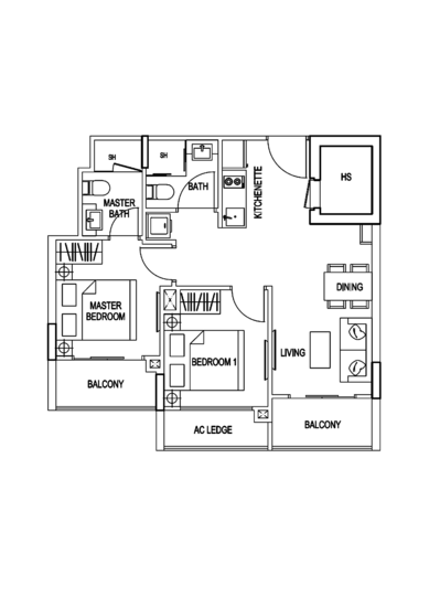Kensington Square - Floor Plan