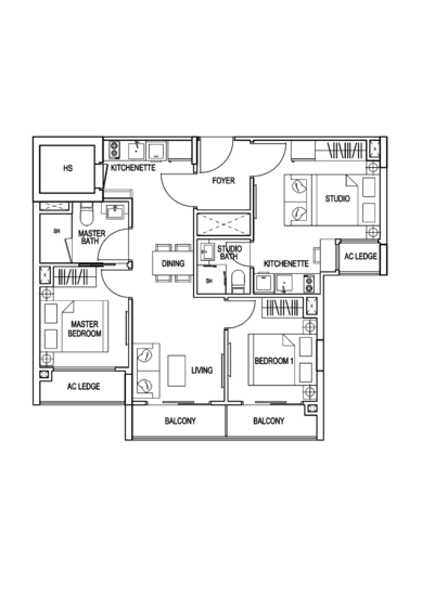 Kensington Square - Floor Plan