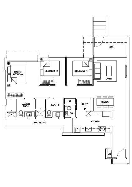 Sea Horizon, 3 Pasir Ris Rise, Pasir Ris / Tampines, 3 Bedrooms, 1,109 sqft, Condominium For Sale, by Iainrick Hu, 500251309 - PropertyGuru.com.sg