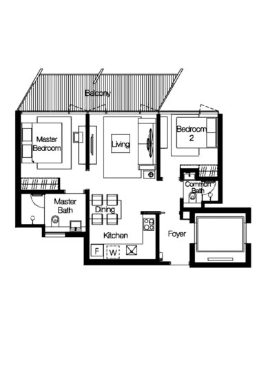 Cluny Park Residence - Floor Plan