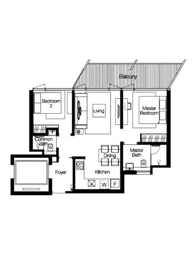 Cluny Park Residence - Floor Plan