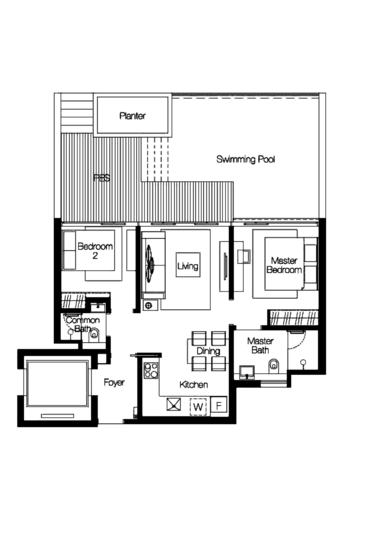 Cluny Park Residence - Floor Plan